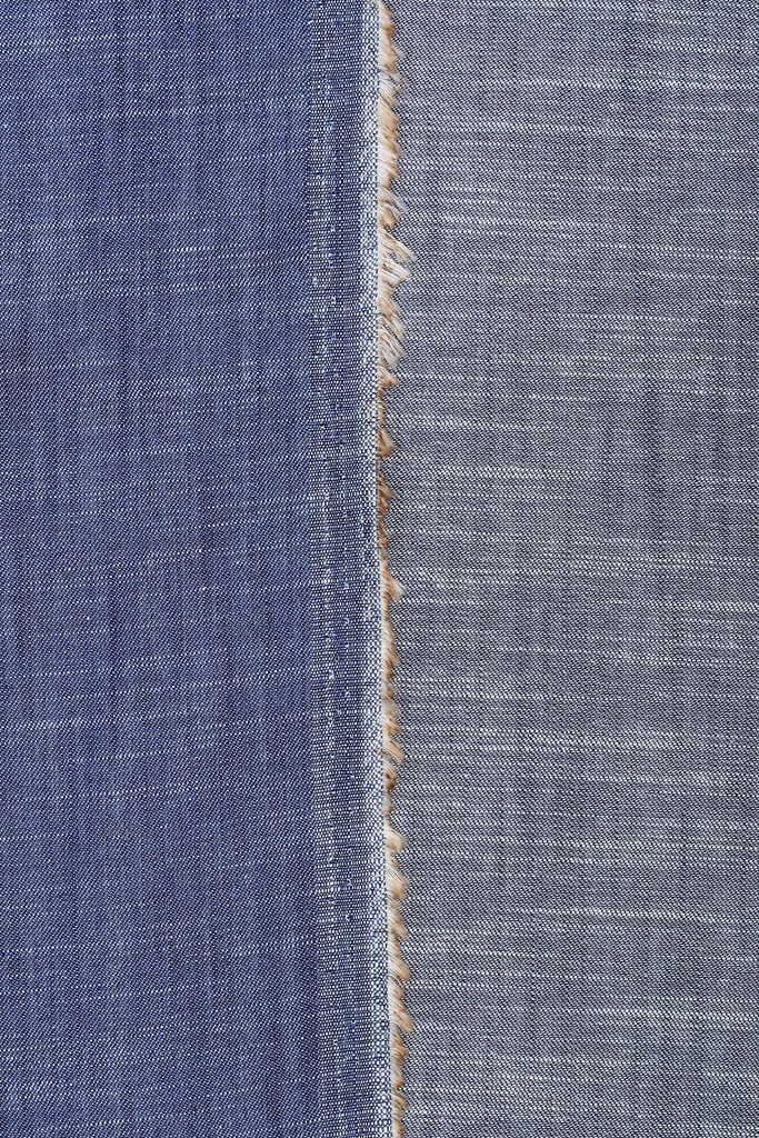 Atelier Brunette – Tissu Coton Chambray Used Blue Denim Blue 4.webp