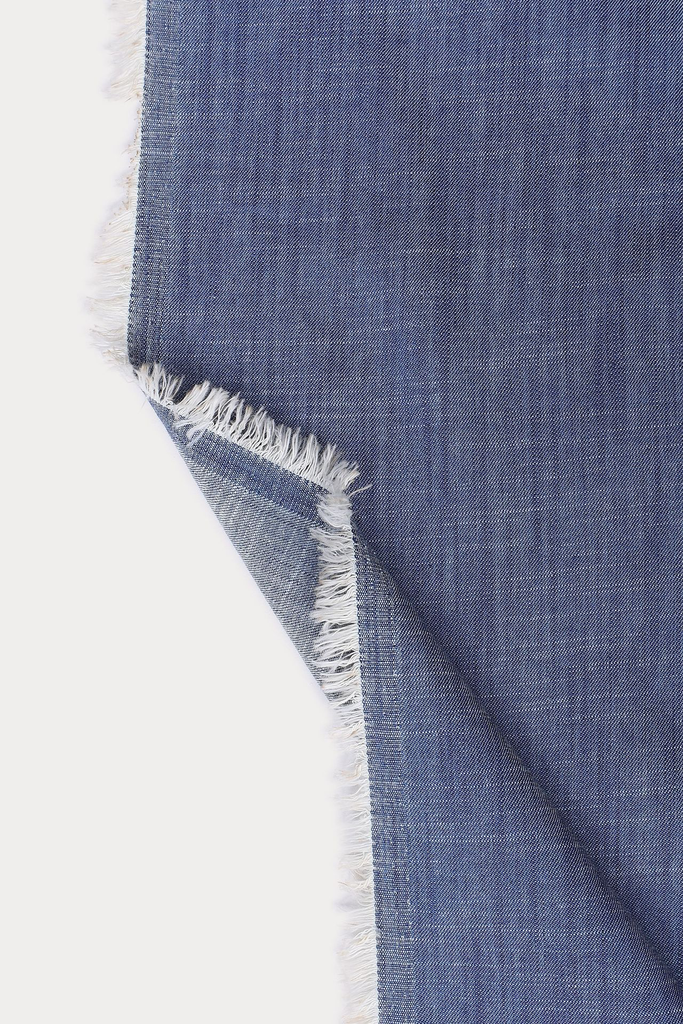 Atelier Brunette – Tissu Coton Chambray Used Blue Denim Blue 3.webp