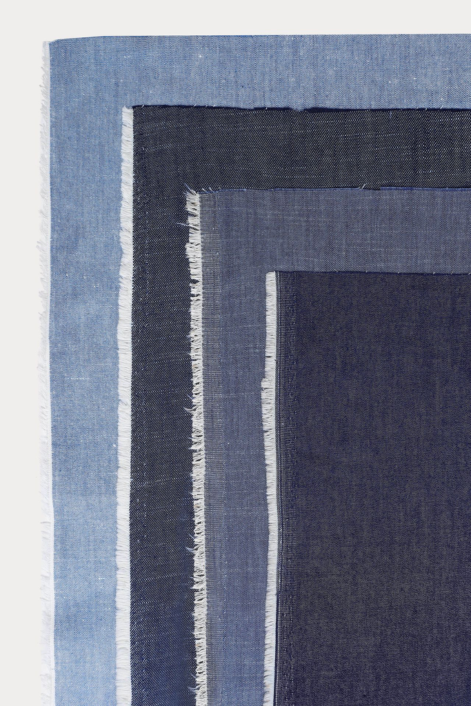 Atelier Brunette – Tissu Chambray Coton Tencel Deep Night 3.webp