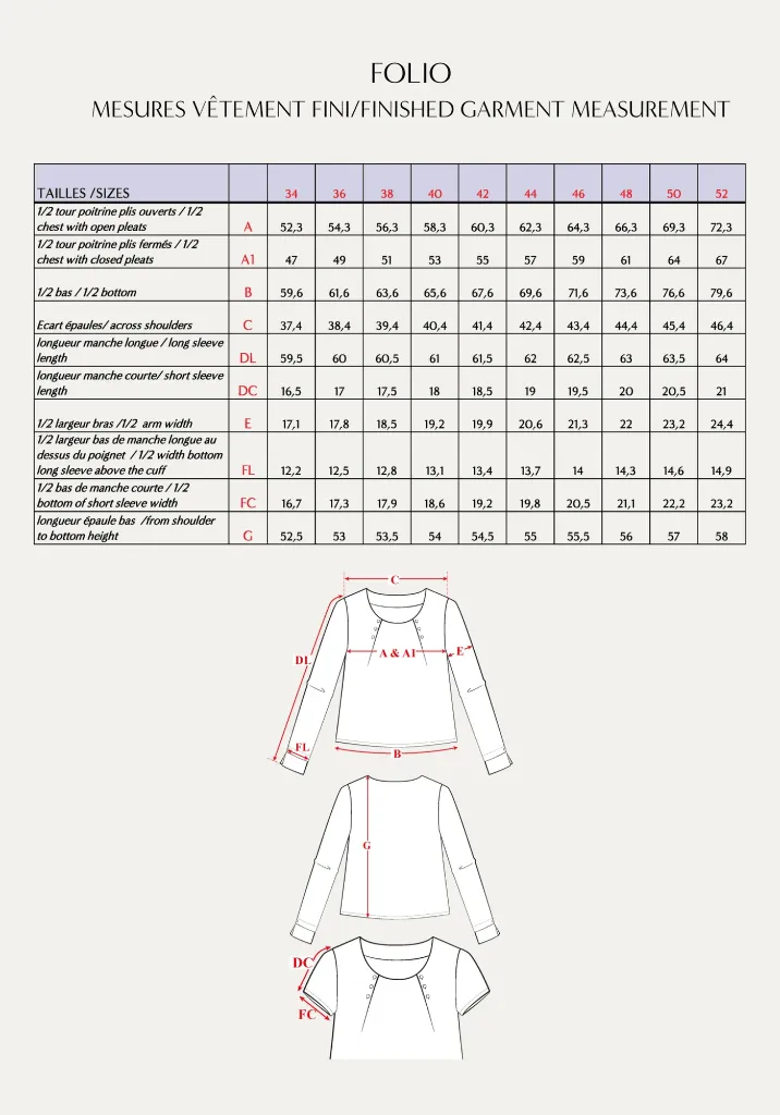 Maison Fauve "Folio" - Patron Couture Femme Blouse du 34 au 52 3.png.webp