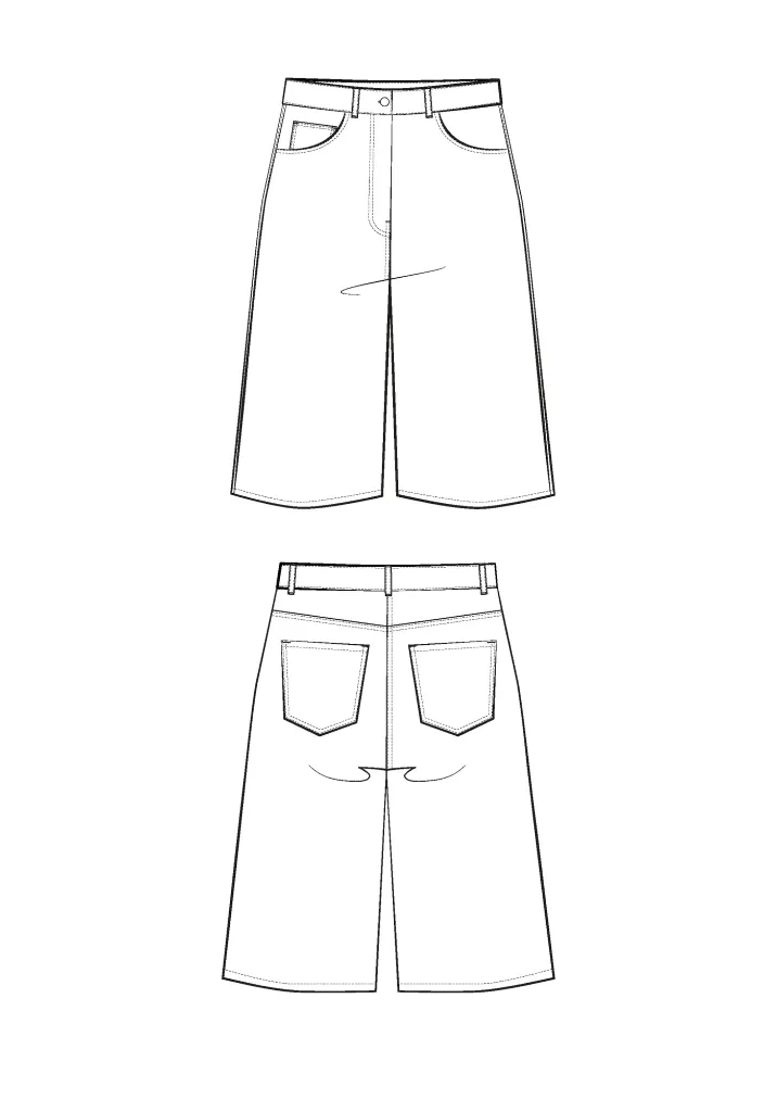 Maison Fauve "Synopsis" - Patron Couture Femme Bermuda du 34 au 52.png.webp