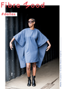 Fibre Mood – Tissu Aspect Tencel en Viscose Melangé « Dallas » Uni Couleur Bleu Foncé 2.webp