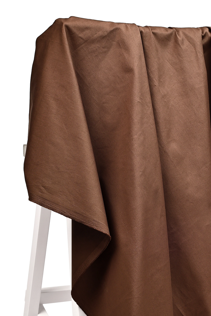 Atelier Brunette – Tissu Coton Chino  "Havana Brown" - 4.jpg.webp