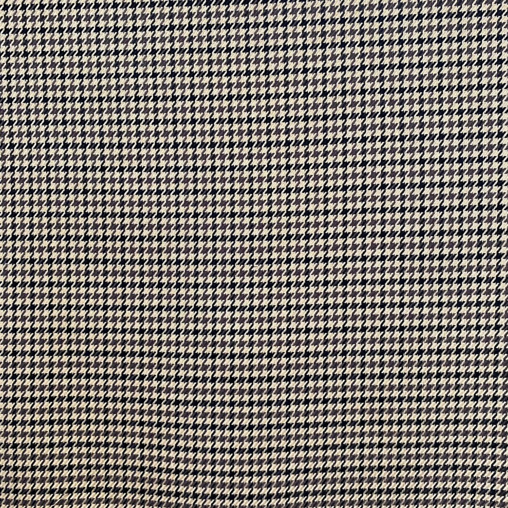 Tissu Pied-de-Poule Beige et Marron Chocolat 2.webp