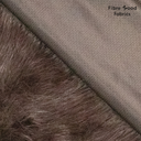 Fibre Mood – Tissu Fausse Fourrure "Marwi" Marron Foncé .webp