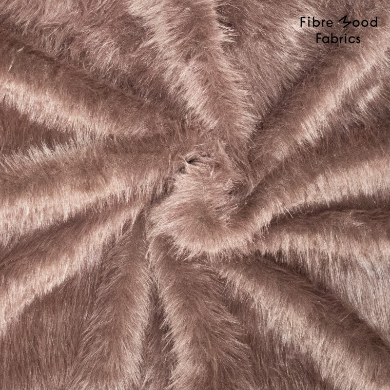 Fibre Mood – Tissu Fausse Fourrure "Marwi" Marron Foncé 3.webp