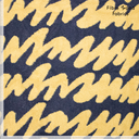 Fibre Mood – Tissu Jacquard Teddy "Eddie" Bleu et Moutarde  5.webp