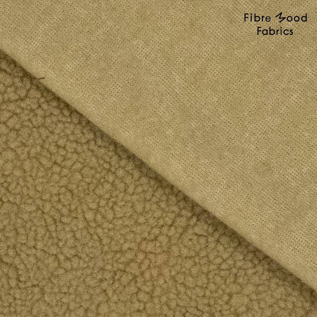 Fibre Mood - Tissu effet peau lainée "Jerom" Couleur Camel  3.webp