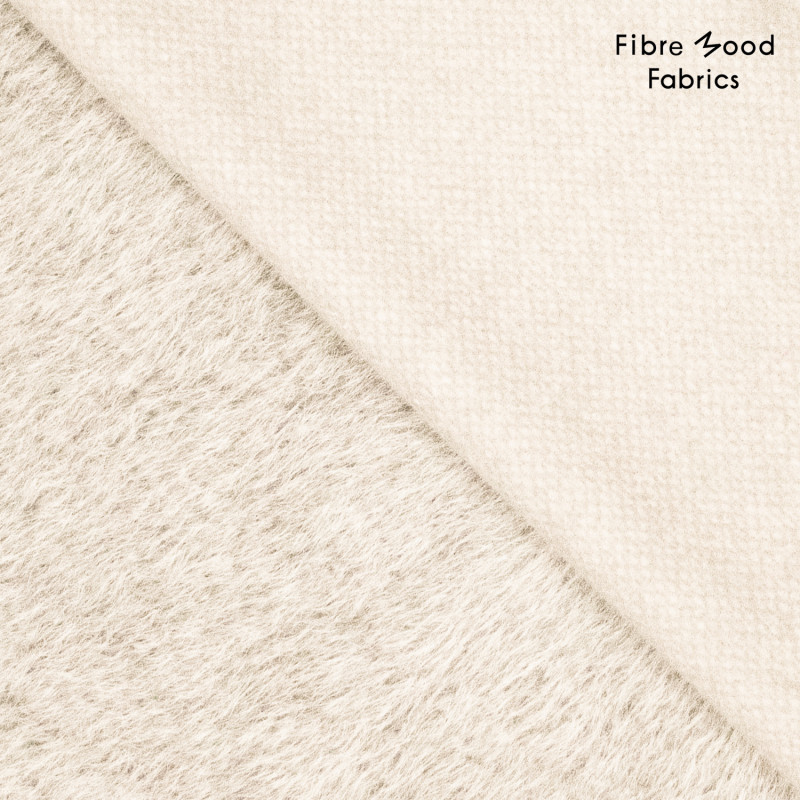 Fibre Mood - Tissu Effet Mohair "Magnus" Blanc Cassé  3.webp