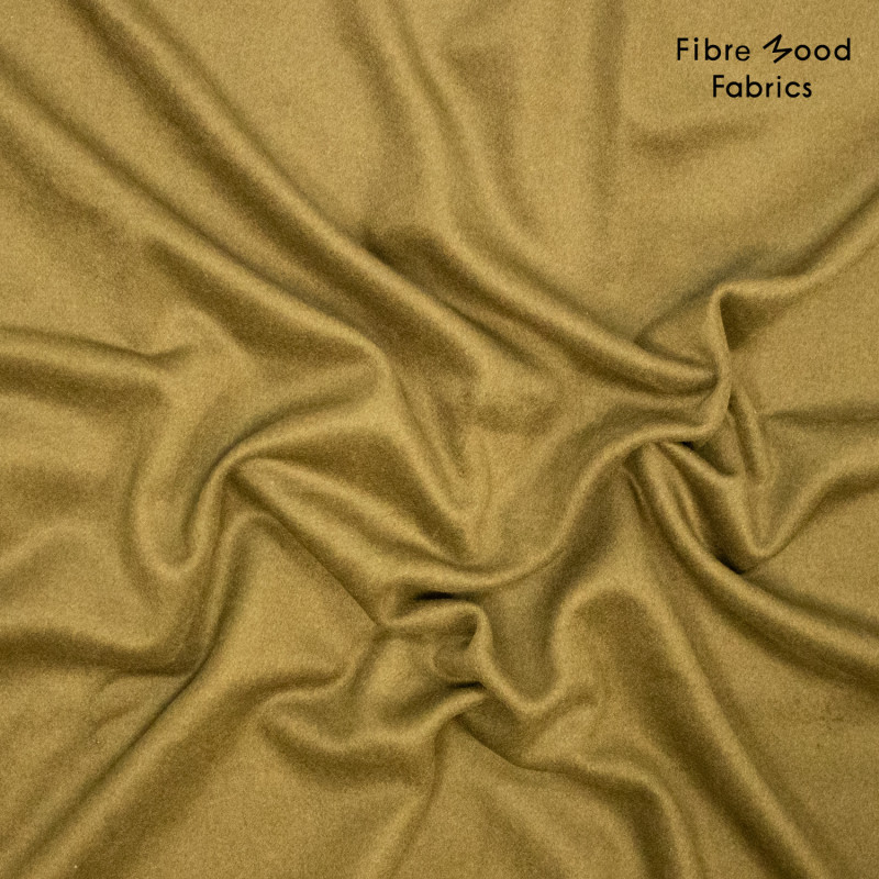 Fibre Mood - Tissu Lainage Gratté Ultra-Doux "Mingus" Couleur Kaki.webp