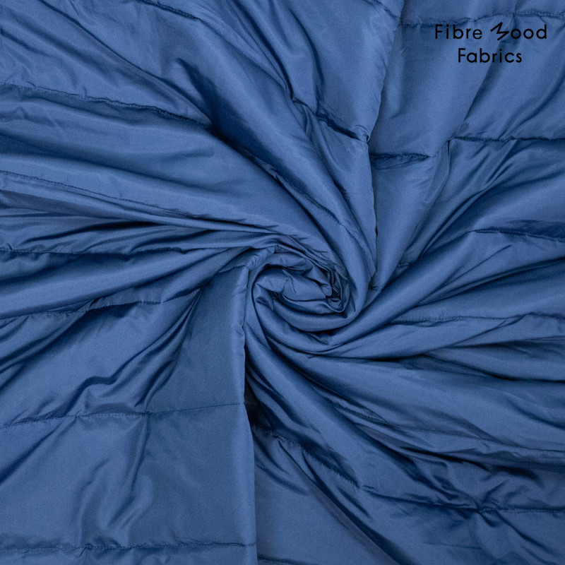 Fibre Mood - Tissu Matelassé Imperméable "Boaz" Bleu   2.webp