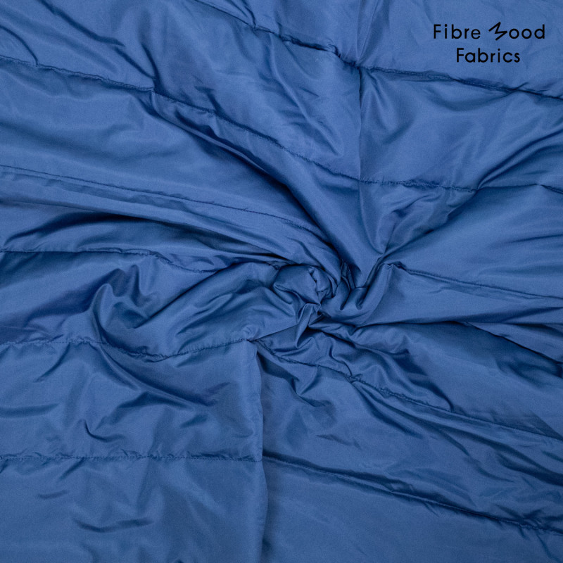 Fibre Mood - Tissu Matelassé Imperméable "Boaz" Bleu   3.webp