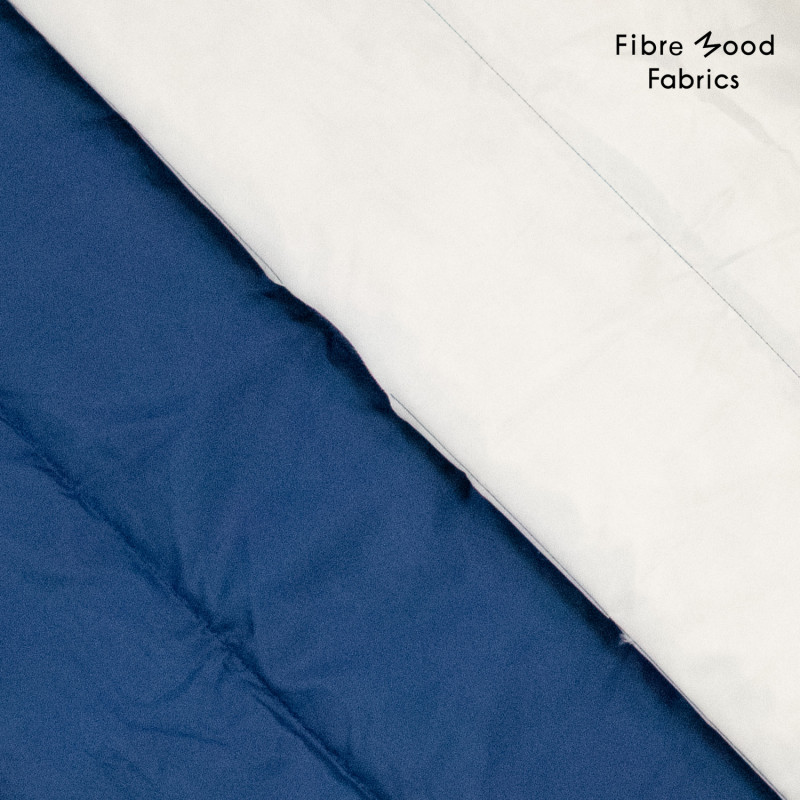 Fibre Mood - Tissu Matelassé Imperméable "Boaz" Bleu  .webp
