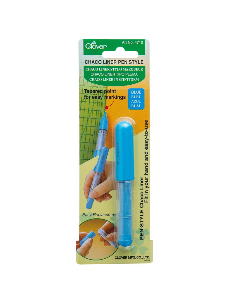 Clover - Stylo Marqueur Craie Chaco Liner Coloris Bleu