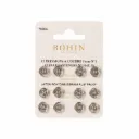 Bohin - 12 Pressions à Coudre Coloris Argent (9 mm)