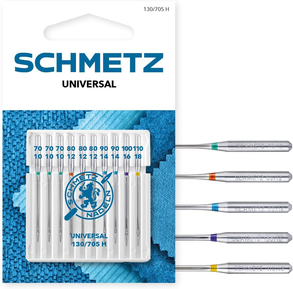 [1604100955] Schmetz - Set 10 Aiguilles Universal Assorties