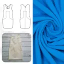 Christine Charles – Kit Couture Robe Catalina Couleur Bleu Vive