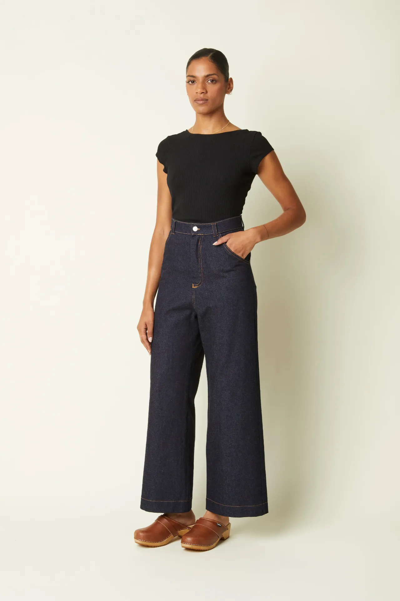 Atelier Brunette "LE Jean Wide Leg" – Patron Couture Femme Jean Coupe Libre du 34 au 50