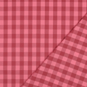Poppy - Tissu Fil à Fil Carreaux Bordeaux et Rose - 10 cm