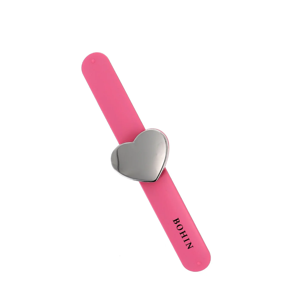 [99035] Bohin - Bracelet Porte Epingles Coeur Rose
