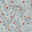 Sélection Coup de coudre - Popeline de Coton Imprimé Fleurs Champêtres - 10 cm