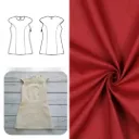 Christine Charles – Kit Couture Robe Yselda Couleur Bordeaux