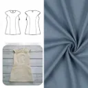 Christine Charles – Kit Couture Robe Yselda Couleur Bleu Delft