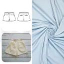 Christine Charles – Kit Couture Short Jillian Couleur Bleu Très Clair