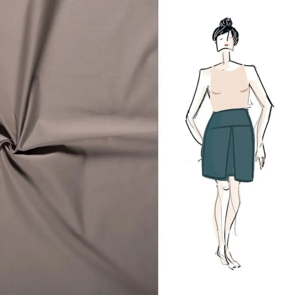 Christine Charles – Kit Couture Jupe Ambrosia Couleur Brun Clair