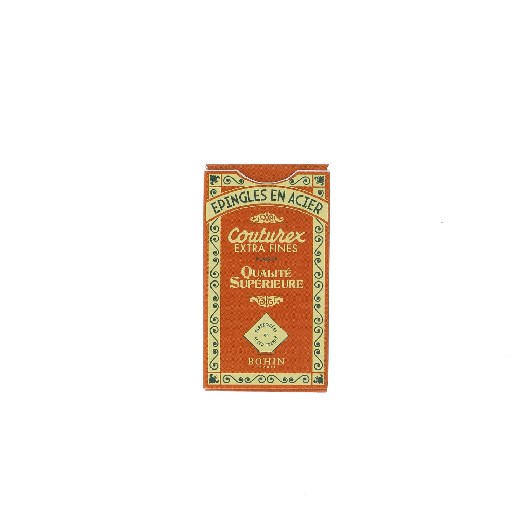 Bohin – Boîte D'Épingles « Couturex » Extra-fines Collection Vintage - Orange
