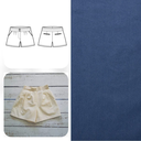 Christine Charles – Kit Couture Short Jillian Couleur Bleu Moyen