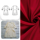 Christine Charles – Kit Couture Robe Eleanora Uni Couleur Rouge