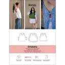 Ikatee - Patron Couture Femme Plastron et Pull sans manches "Brisbane" du 32 au 52