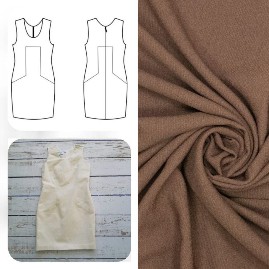 Christine Charles – Kit Couture Robe Catalina Couleur Chocolat