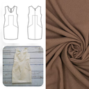 Christine Charles – Kit Couture Robe Catalina Couleur Chocolat