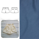 Christine Charles – Kit Couture Short Jillian Couleur Bleu Clair