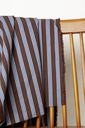 Atelier Brunette - Tissu Weave Line Oat Chocolate - coupon 1,3 m