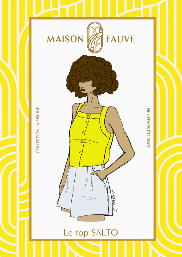 [Salto] Maison Fauve "Salto" - Patron Couture Femme Top du 34 au 52