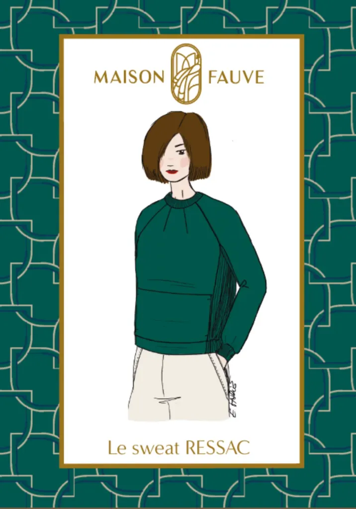 [Ressac] Maison Fauve "Ressac" - Patron Couture Femme Sweat du 34 au 52