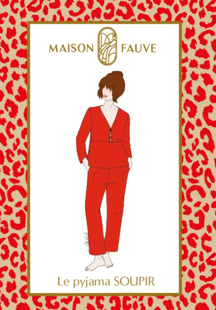 [Soupir] Maison Fauve "Soupir" - Patron Couture Femme Pyjama du 34 au 52