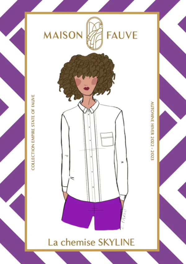 [Skyline] Maison Fauve "Skyline" - Patron Couture Femme Chemise du 34 au 52