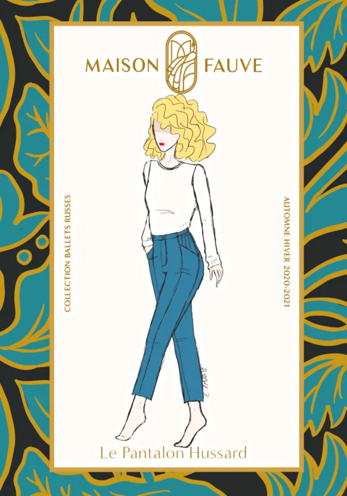 [Hussard] Maison Fauve "Hussard" - Patron Couture Femme Pantalon du 34 au 52