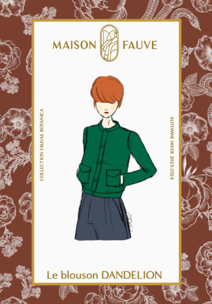 [Dandelion] Maison Fauve "Dandelion" - Patron Couture Femme Blouson du 34 au 52