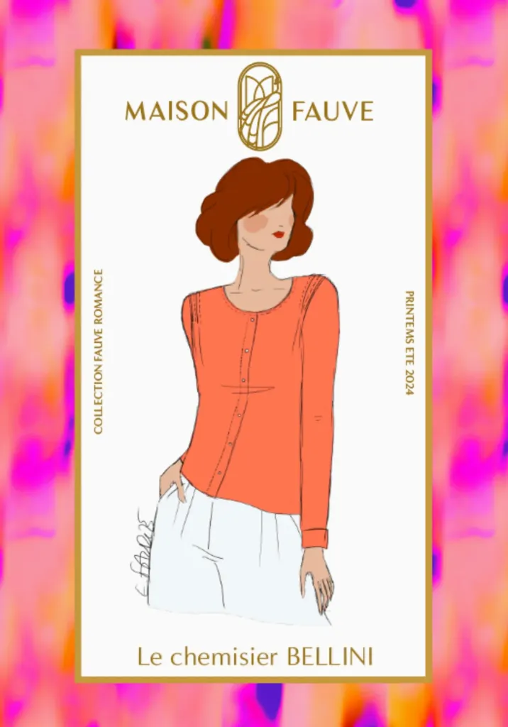 [Bellini] Maison Fauve "Bellini" - Patron Couture Femme Chemisier du 34 au 52
