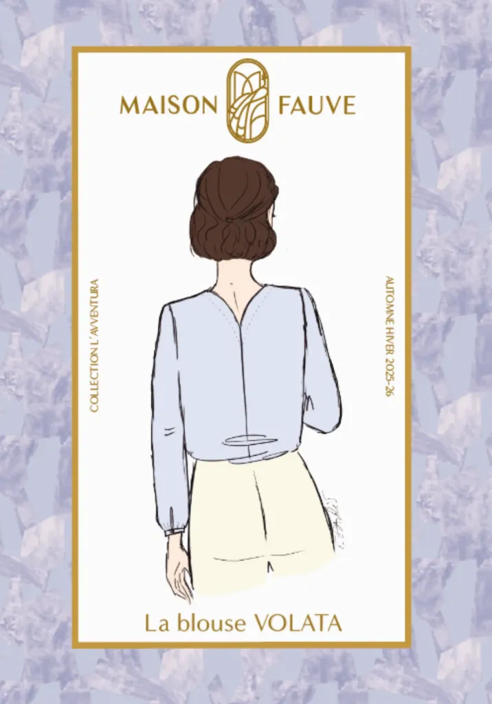 Maison Fauve "Volata" - Patron Couture Femme Blouse du 34 au 52