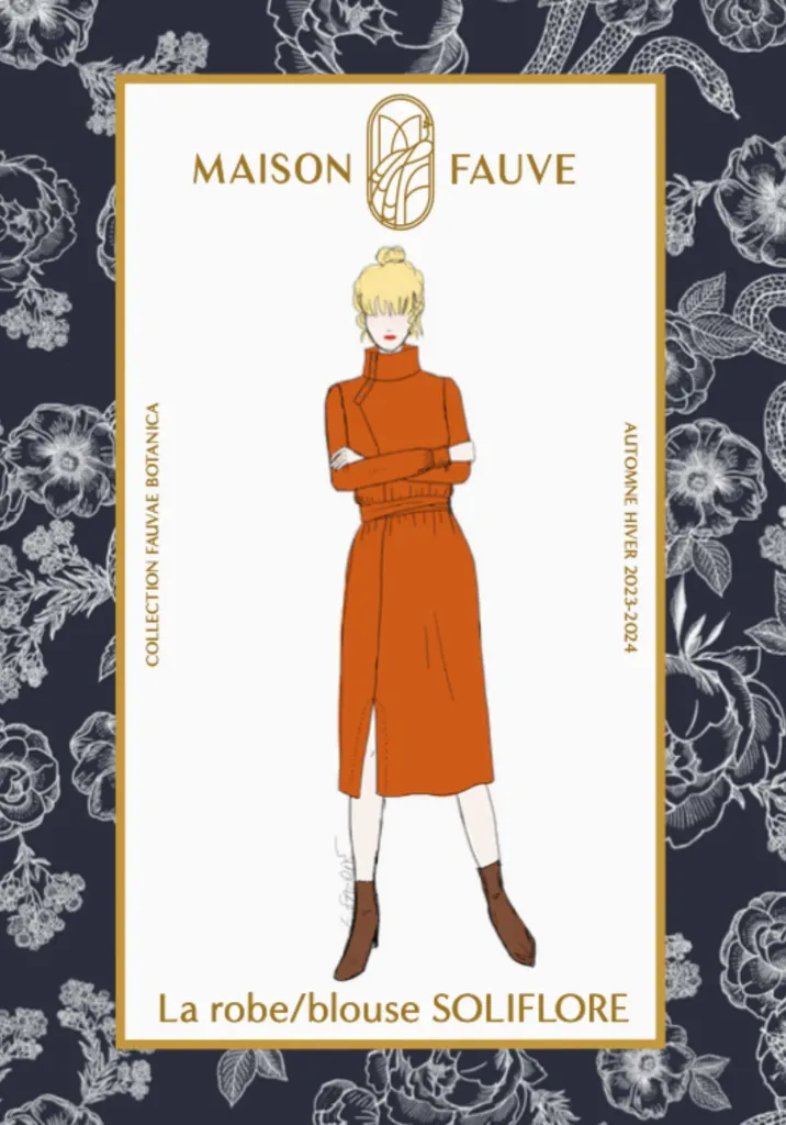 [Soliflore] Maison Fauve "Soliflore" - Patron Couture Femme Robe ou Blouse du 34 au 52