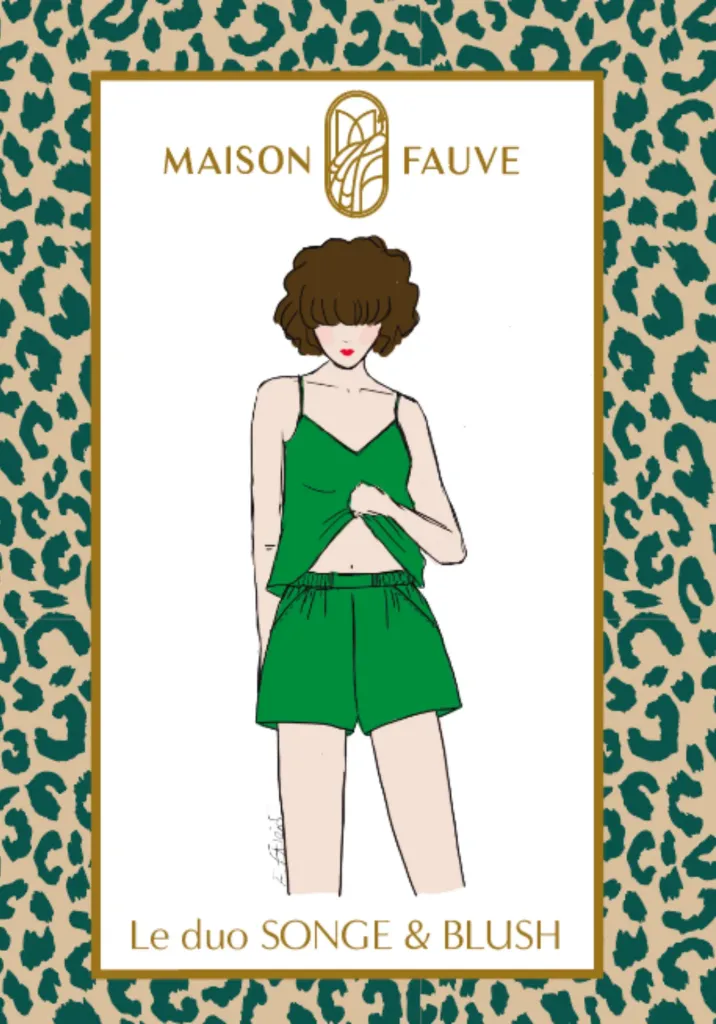 Maison Fauve "Songe & Blush" - Patron Couture Femme Pyjama du 34 au 52