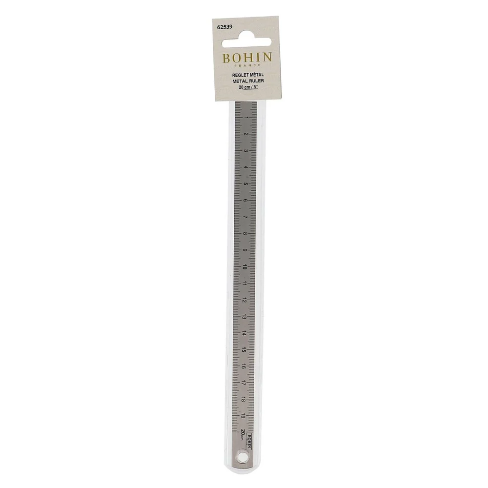 Bohin - Réglet en métal (20 cm)