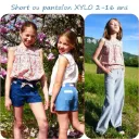 Petits D'om "Xylo" – Patron Couture Enfant Short ou Pantalon du 2 au 16 ans