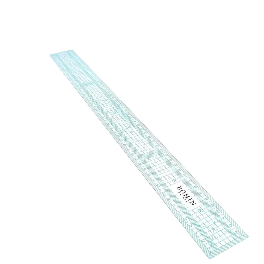 Bohin – Règle Quadrillée Japonaise Souple (50 cm)